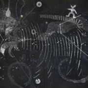 Cunaguaro, Constellation 2, 2019. Acrylic on canvas, 96 x 120 inches.