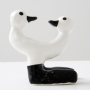 Untitled, 2011. Glazed porcelain, 6 x 4 x 6 inches.