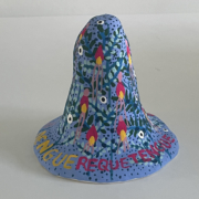 Fruit 1 (Denguerequetenge 2), 2022 (thumbnail). Acrylic on ceramic, 5-1/2 x 5-1/2 x 5-1/2 inches.