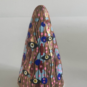 Fruit 6, 2022 (thumbnail). Acrylic on ceramic, 6 x 3-3/4 x 3-3/4 inches.