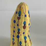 Fruit 7, 2022 (thumbnail). Acrylic on ceramic, 6-1/2 x 3-1/2 x 3-1/2 inches.