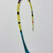 Candelilla, 2024. Acrylic on aluminum composite material (ACM), 32 x 8 inches.