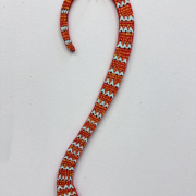 Coral Llanera, 2024. Acrylic on aluminum composite material (ACM), 23 x 7 inches.