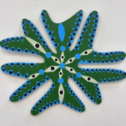 SMD 1, 2024. Acrylic on aluminum composite material (ACM), 13 x 16 inches.