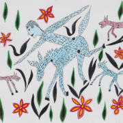 Rio Chiquito, 2024. Acrylic gouache on paper, 11 x 14 inches.