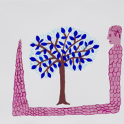 Bejuca Rosada, 2024. Acrylic gouache on paper, 11 x 14 inches.