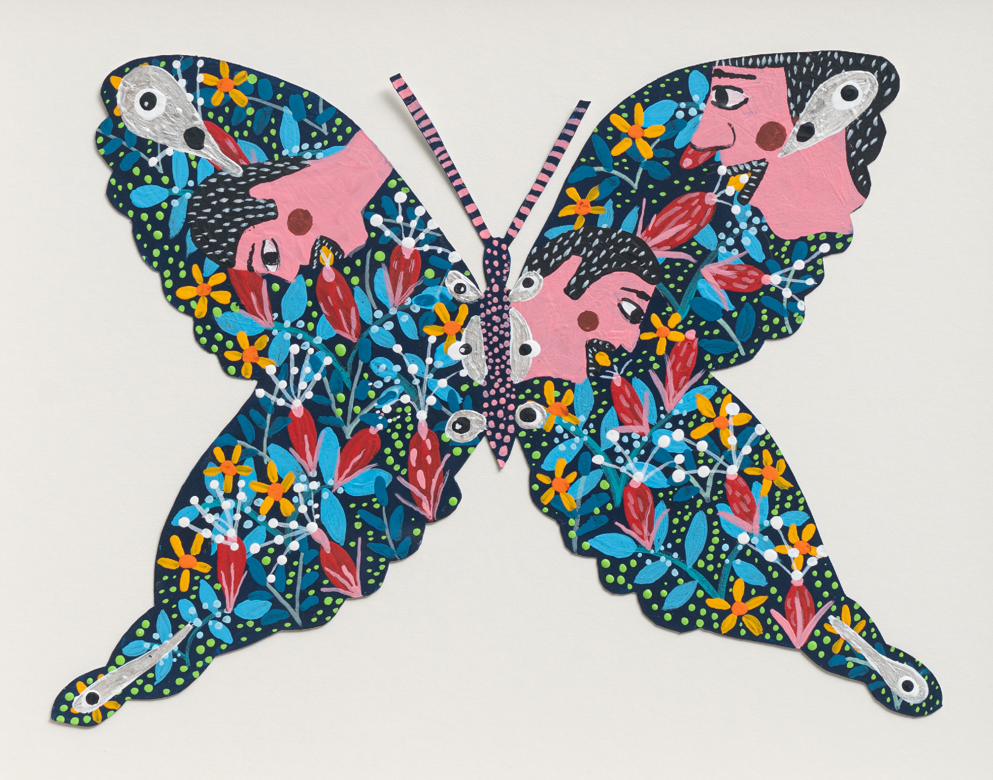 FC28 - Mariposa 4 - 56795_GR_FlavioFreire_high-1 Mariposa 4, 2024. Acrylic gouache on paper, 6 x 9 inches.